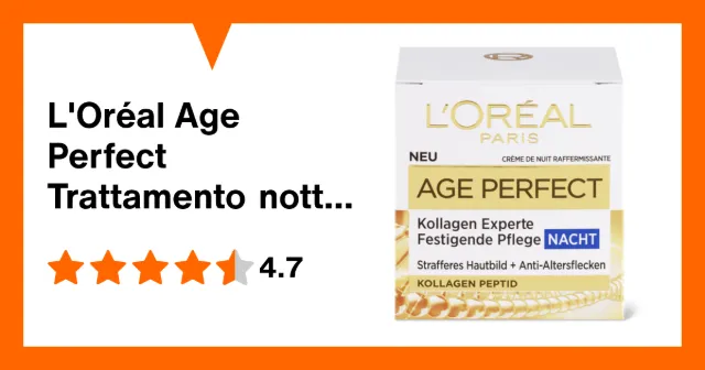 Immagine del prodotto L'Oréal Age Perfect Trattamento notte rassodante Pro-Collagen Expert