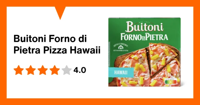 Image du produit Buitoni Forno di Pietra Pizza Hawaii