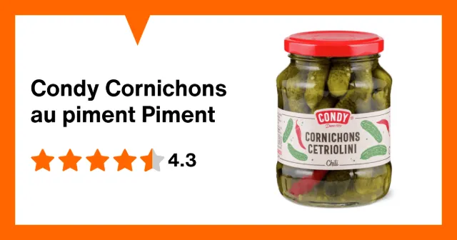 Immagine del prodotto Condy Cornichons au piment Piment