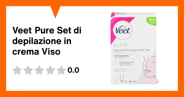 Produktbild zu Veet Pure Set di depilazione in crema Viso
