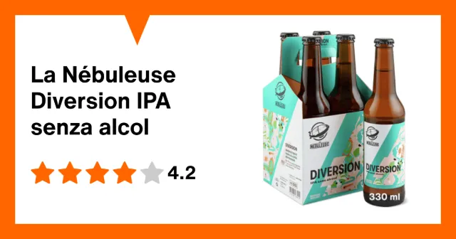 Image du produit La Nébuleuse Diversion IPA senza alcol