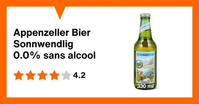 Image du produit Appenzeller Bier Sonnwendlig 0.0% sans alcool