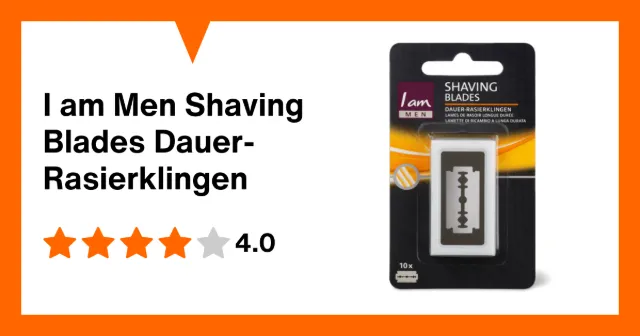 Image du produit I am Men Shaving Blades Dauer-Rasierklingen