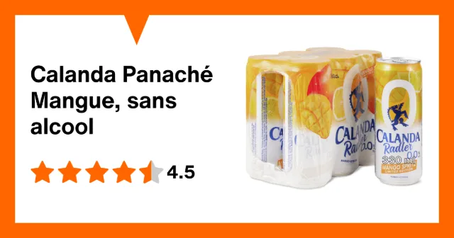 Image du produit Calanda Panaché Mangue, sans alcool