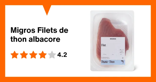 Immagine del prodotto Migros Filets de thon albacore