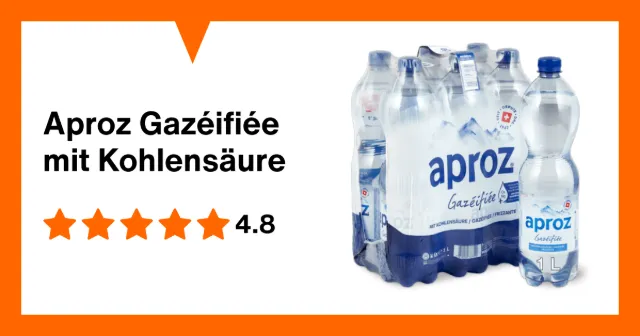 Image du produit Aproz Gazéifiée gazeuse