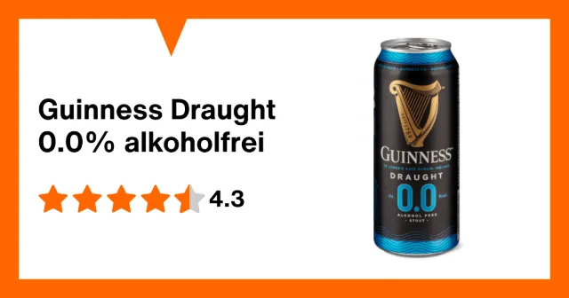 Produktbild zu Guinness Draught 0.0% alkoholfrei