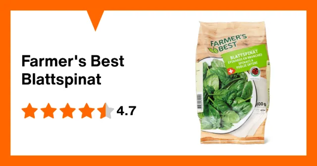 Image du produit Farmer's Best Épinards en branches