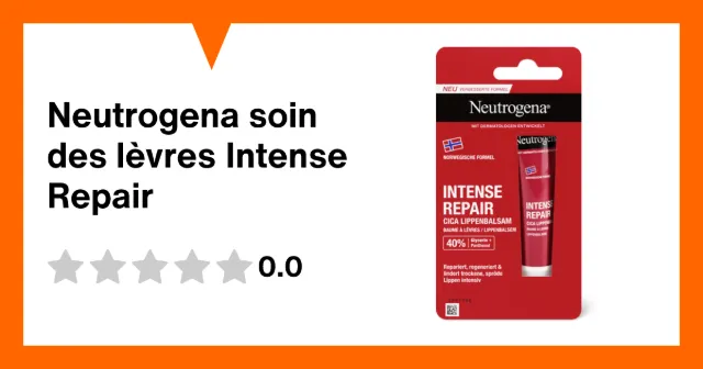 Image du produit Neutrogena soin des lèvres Intense Repair