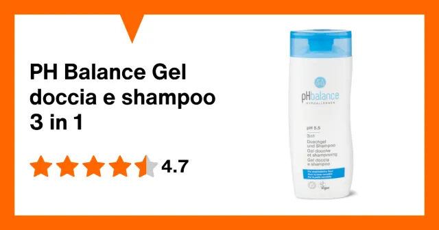 Immagine del prodotto PH Balance Gel doccia e shampoo 3 in 1