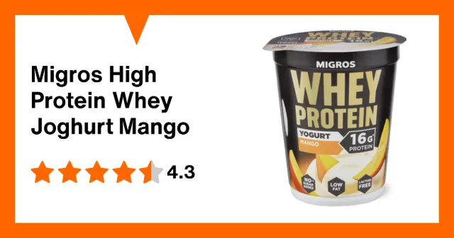 Immagine del prodotto Migros High Protein Whey Joghurt Mango