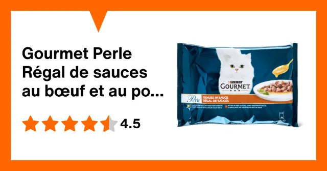 Immagine del prodotto Gourmet Perle Régal de sauces au bœuf et au poulet