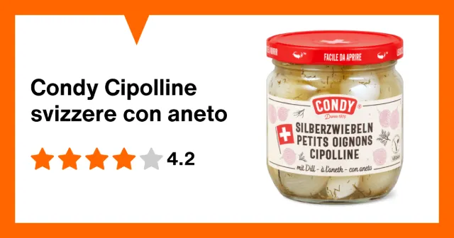 Immagine del prodotto Condy Cipolline svizzere con aneto