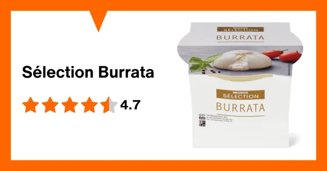 Image du produit Sélection Burrata