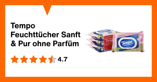 Image du produit Tempo Feuchttücher Sanft & Pur ohne Parfüm
