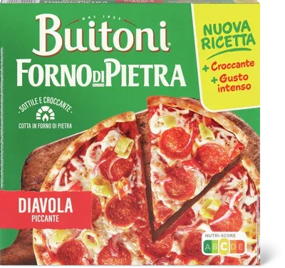 Image du produit Buitoni Forno di Pietra Pizza Diavola piccante