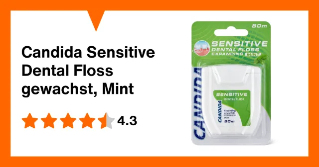 Produktbild zu Candida Sensitive Dental Floss gewachst, Mint