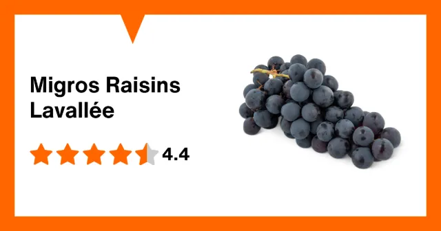 Image du produit Migros Raisins Lavallée