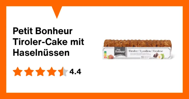 Immagine del prodotto Petit Bonheur Tiroler-Cake mit Haselnüssen