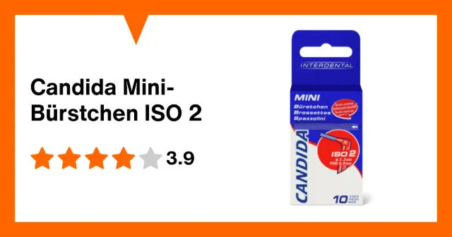 Produktbild zu Candida Mini-Bürstchen ISO 2