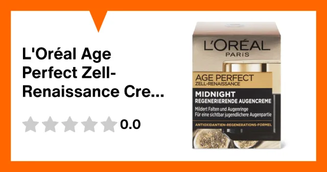 Image du produit L'Oréal Age Perfect Zell-Renaissance Crema occhi rigenerante Midnight