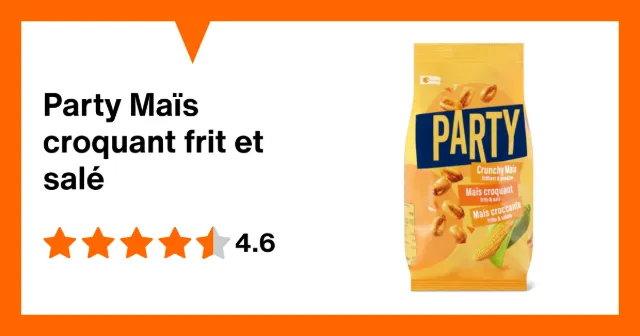 Immagine del prodotto Party Maïs croquant frit et salé