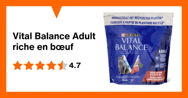 Produktbild zu Vital Balance Adult riche en bœuf