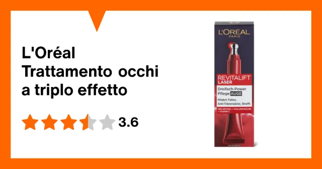 Immagine del prodotto L'Oréal Trattamento occhi a triplo effetto