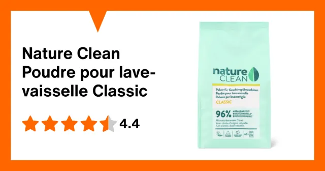 Image du produit Nature Clean Poudre pour lave-vaisselle Classic