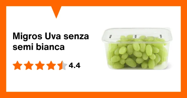 Image du produit Migros Uva senza semi bianca