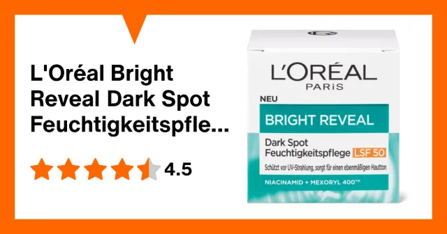 Image du produit L'Oréal Bright Reveal Dark Spot Feuchtigkeitspflege LSF 50