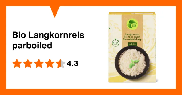 Produktbild zu Bio Langkornreis parboiled