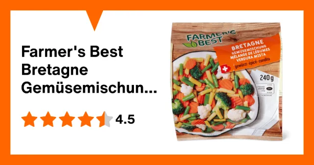 Image du produit Farmer's Best Bretagne Gemüsemischung gewürzt