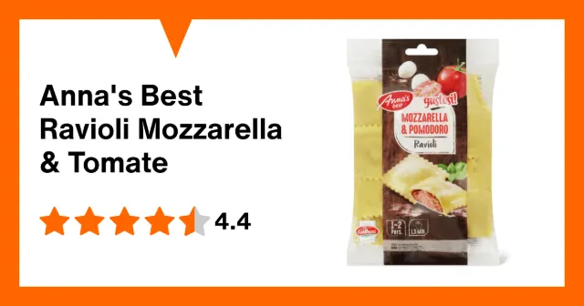 Image du produit Anna's Best Raviolis Mozzarella et tomate