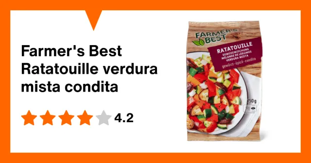 Produktbild zu Farmer's Best Ratatouille verdura mista condita