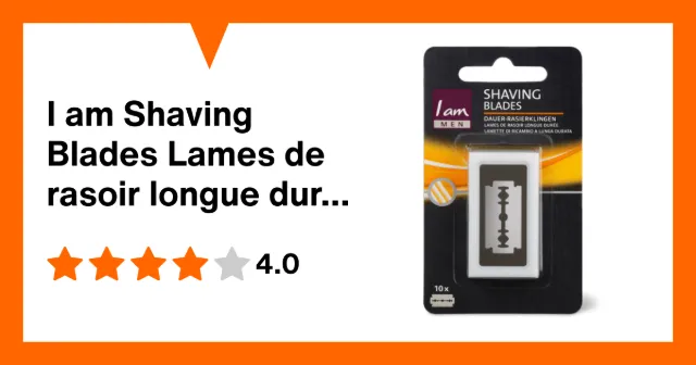 Image du produit I am Shaving Blades Lames de rasoir longue durée