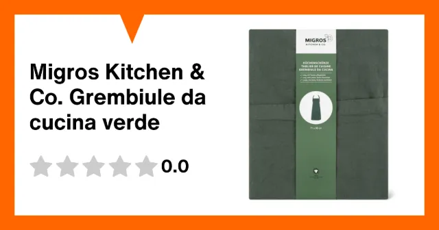 Image du produit Migros Kitchen & Co. Grembiule da cucina verde
