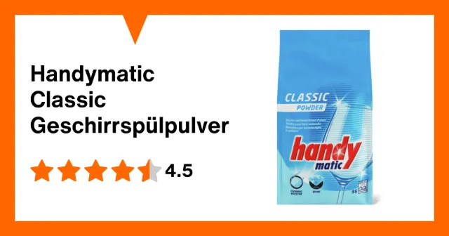 Produktbild zu Handymatic Classic Geschirrspülpulver