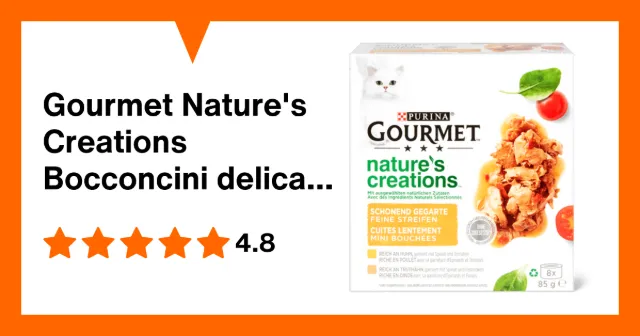 Image du produit Gourmet Nature's Creations Bocconcini delicati ricco di pollo e tacchino