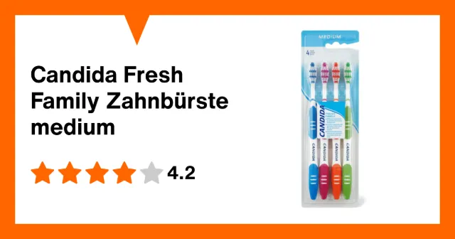 Produktbild zu Candida Fresh Family Zahnbürste medium