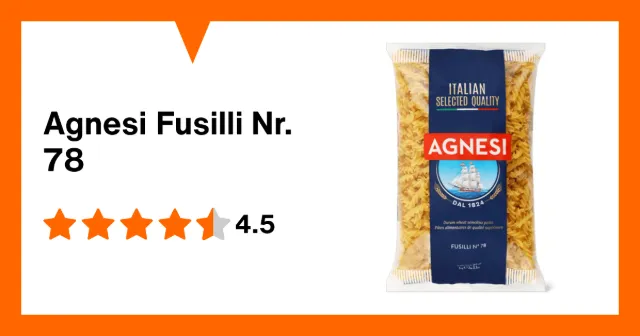 Immagine del prodotto Agnesi Fusilli N. 78