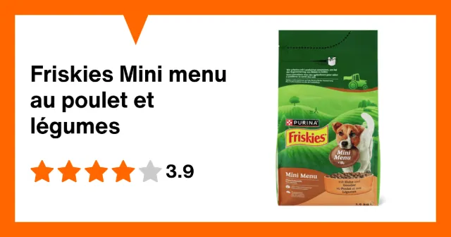 Image du produit Friskies Mini menu au poulet et légumes