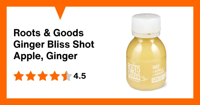 Image du produit Roots & Goods Ginger Bliss Shot Apple, Ginger