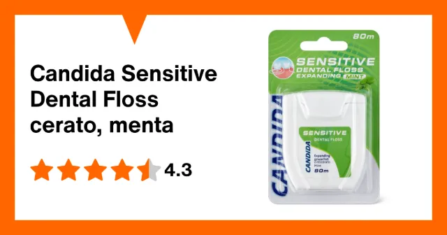 Image du produit Candida Sensitive Dental Floss cerato, menta