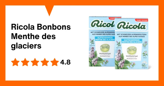 Image du produit Ricola Bonbons Menthe des glaciers