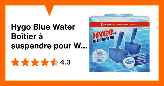 Produktbild zu Hygo Blue Water Boîtier à suspendre pour WC