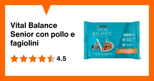 Produktbild zu Vital Balance Senior con pollo e fagiolini