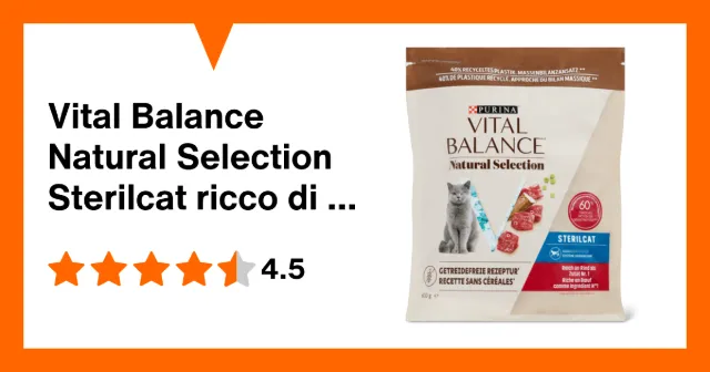 Produktbild zu Vital Balance Natural Selection Sterilcat ricco di carne di manzo