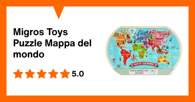 Image du produit Migros Toys Puzzle Mappa del mondo
