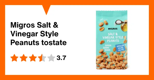 Immagine del prodotto Migros Salt & Vinegar Style Peanuts tostate
